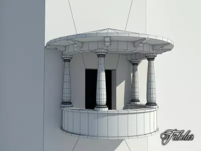Balcony 2 FREE Free low-poly 3D model