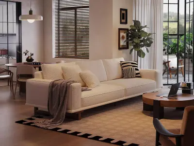 Interior Living Room Scene 16 3D model