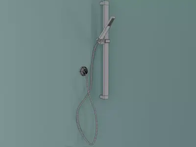 Shower Column - Modern Bathroom 3D Model Low-poly 3D model