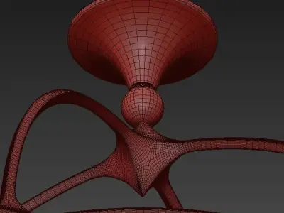 Bellario Orb Chandelier 3D model