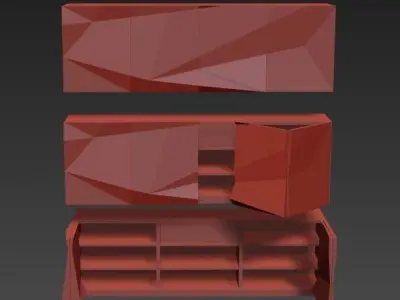 chest of drawers 12  3D model