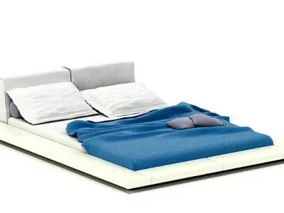 Low Floor Bed 3D model