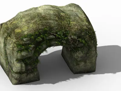 Explore the mountains - Rock 018 3D model