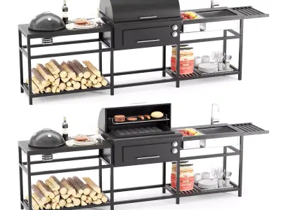 Barbecue 16 3D model
