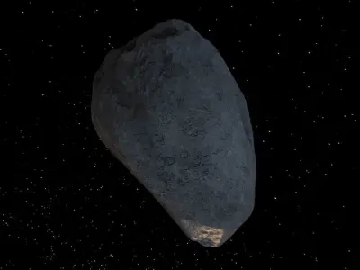 Detailed asteroid 3D model