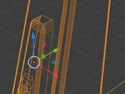 Metal Column - PBR 3D model
