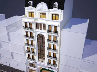 Classic house 05 3D model