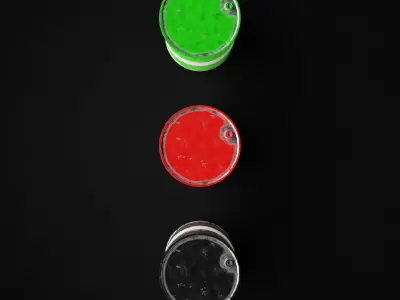 Drums Barrels Pack 3D model