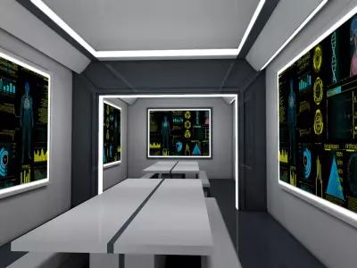 Dining Room interior 3D model