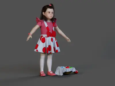  Hope Realistic Child Easter Themed Character 