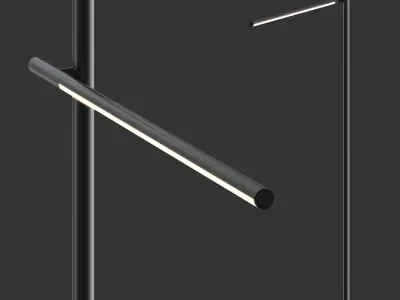 LEDS C4 TUBS  Floor lamp 3D model