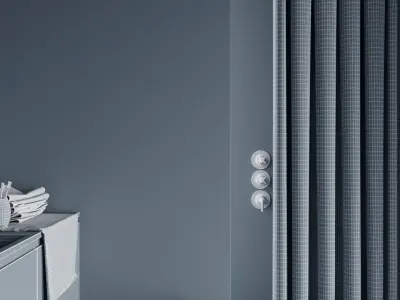 Shower scene for Cinema 4D and Corona Renderer 3D model