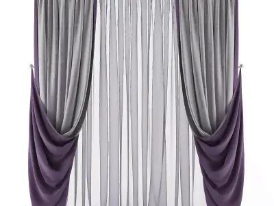 Curtain 3D model 69 3D model