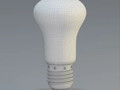 Classictone Superlux light bulb Low-poly 3D model