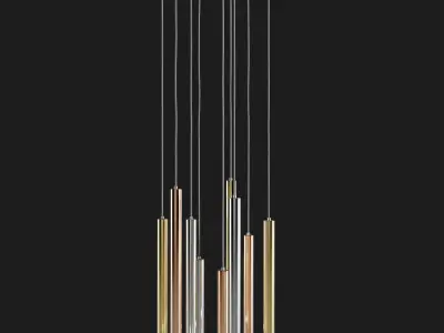 Pendant Lamp Zuma Line Loya P0461-09C-B5SC 3D model