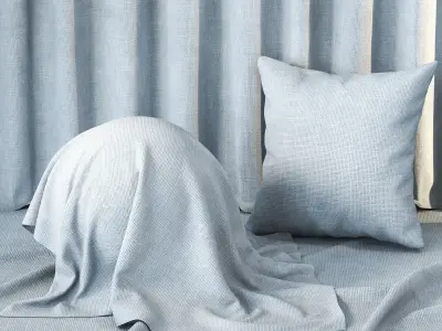 5 Color Fabric Textures 4K - Seamlss Texture