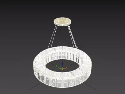 Belmont 12 Light 37 Inch Chandelier 3D model
