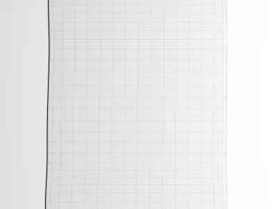 carpet rug orange Low-poly 3D model