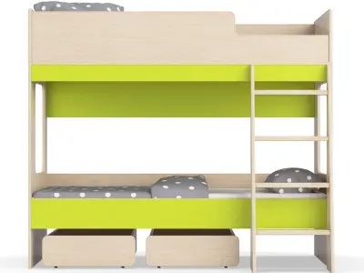 Legenda K38 childrens modular bed 3D model