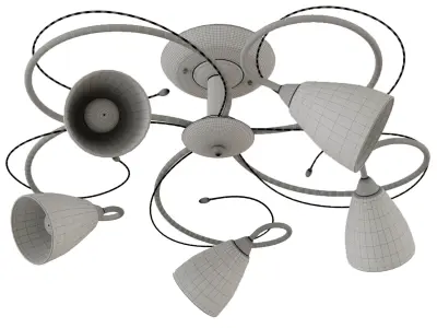 Chandelier Leflos LN 110G 3D model