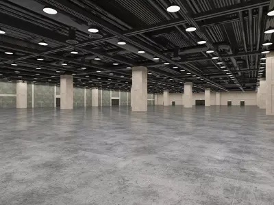 Fair Exposition Center 3D model