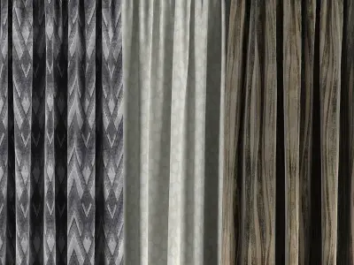 Curtain Set 81 3D model