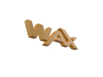 WAX Coin v2 002 Low-poly 3D model