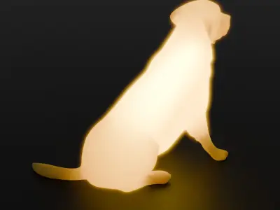 Golden Retriever Indirect Lighting 3D model