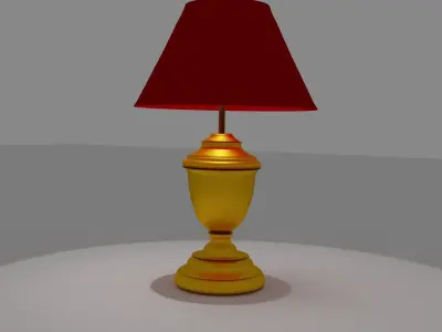 Urn Lamp Free 3D model