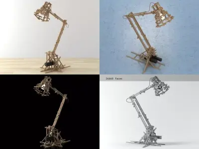 Brave new world lamp 3D model