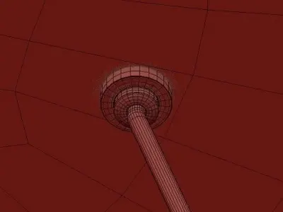 GALLIANO ROUND SUSPENSION LIGHT by DELIGHTFULL Black 3D model