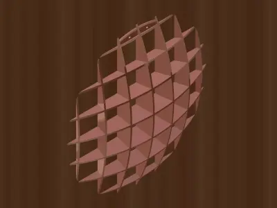 KEY HANGER Low-poly 3D 3D print model