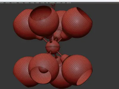 Vitaluce balloons Low-poly 3D model