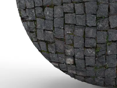 Seamless old paving material - 12k Texture