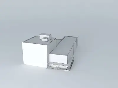 The party house was renovated and now Trade and Information C... Free 3D model