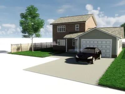 Detached House 3D model