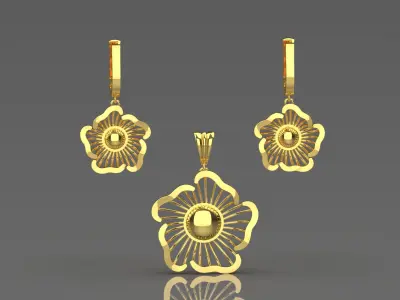 gold set gs0005 3D print model