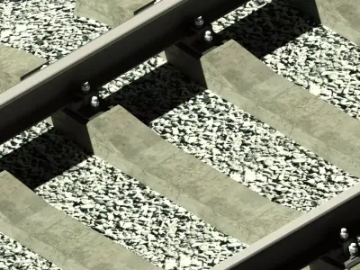 Russian rail road 3D print model