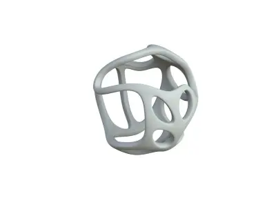 SciFi Cube Object No 25987 Low Poly Shape Texture