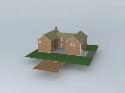 House and Maze Free 3D model