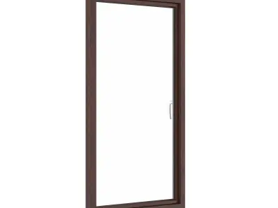 Wooden Window 02 3D model