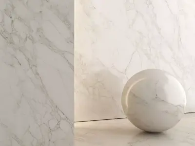 Marble Material and Porcelain Stoneware Tiles - Set 03 Texture