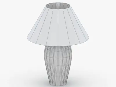 1364 - Table Lamp Low-poly 3D model