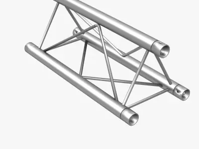 Mini Triangular Truss Straight Segment 111 Free 3D model
