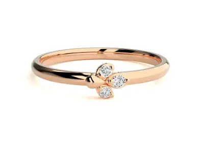 Women ring 3D print model 151
