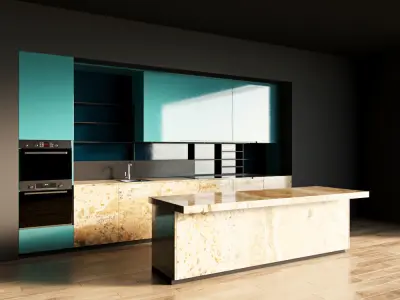 36-Kitchen12 glossy 3 3D model