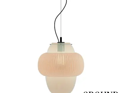 OROUND pendant light with shade 3D model