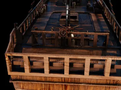 Pirate Ship 3D model
