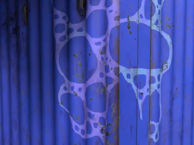 Containers Low-poly 3D model