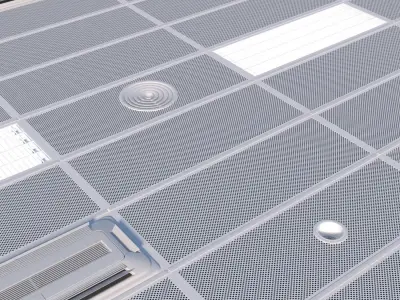 Ceiling system Armstrong  Low-poly 3D model